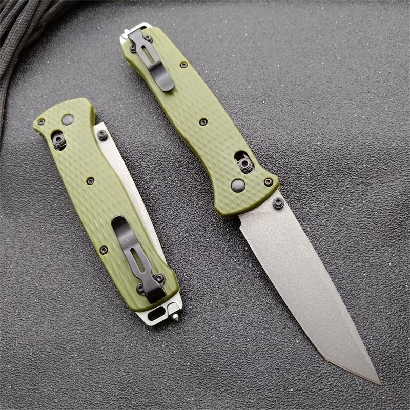 BM537GY Aluminum Alloy CPM-3v Surface Anti-scratch Coating Outdoor Folding Tool