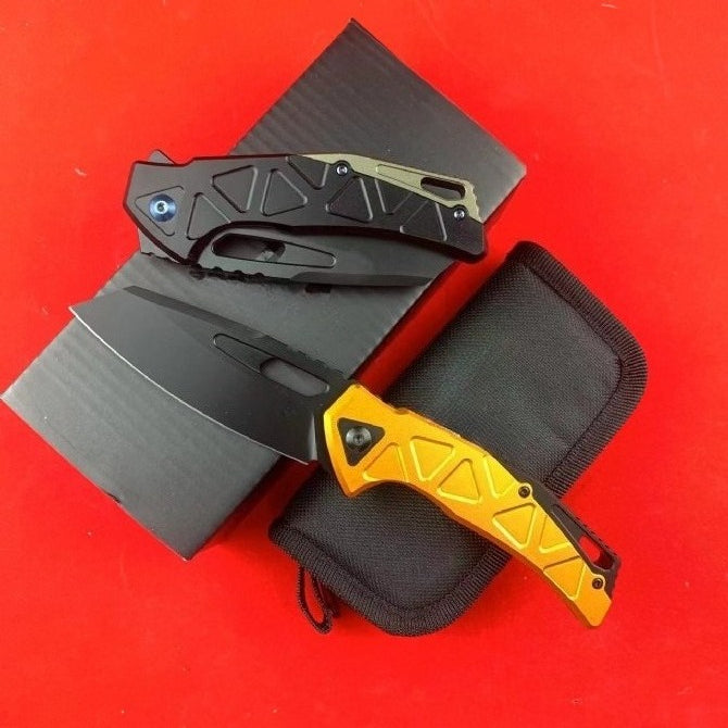 FX552 Black Titanium Coated Aviation Aluminum Handle Outdoor Folding Tool