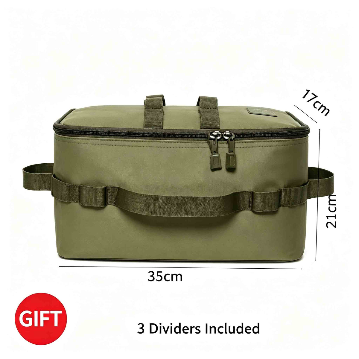 Camping Cookware Storage Bag, Outdoor Portable Picnic Gear Carry Bag