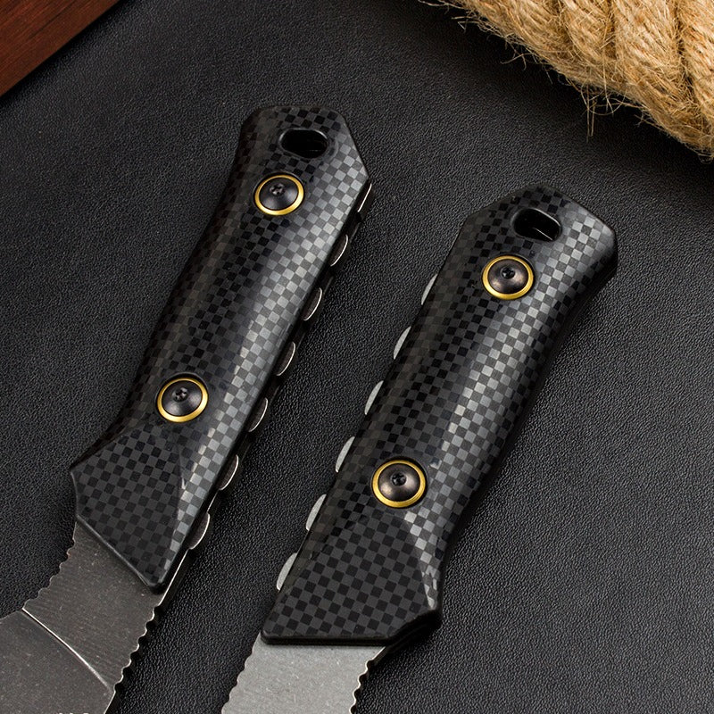 BM15600 Nylon Fiberglass Handle Stonewashed D2 Steel Outdoor EDC Tool