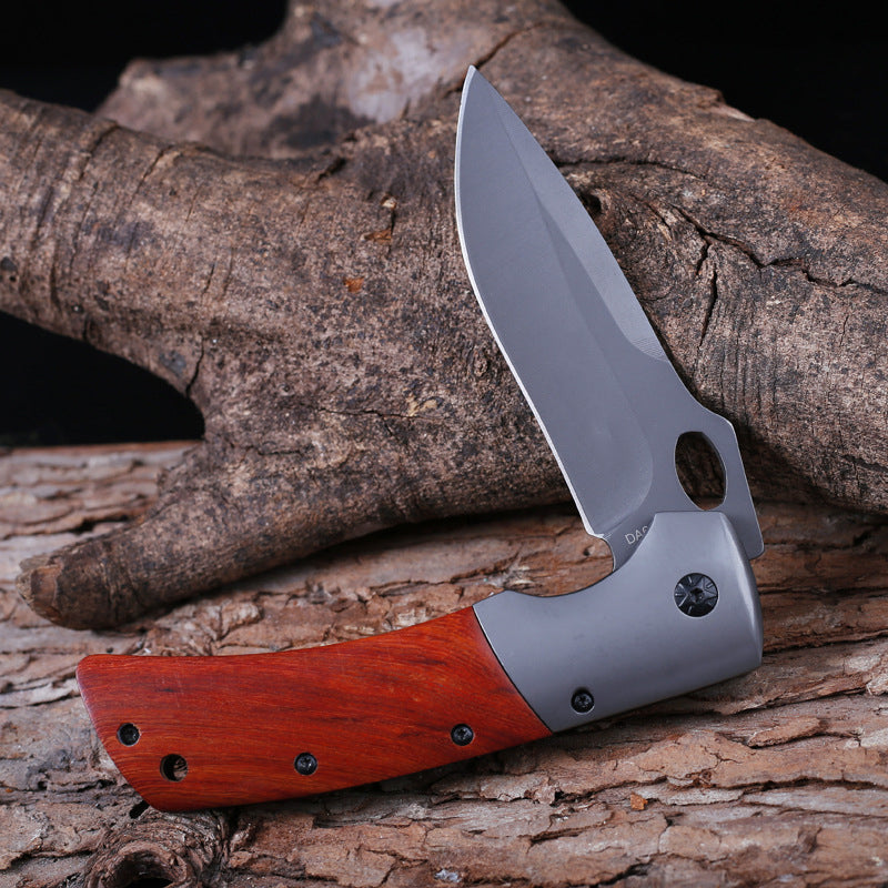 Outdoor Folding EDC Pocket Tool with Gray Titanium Plating Surface