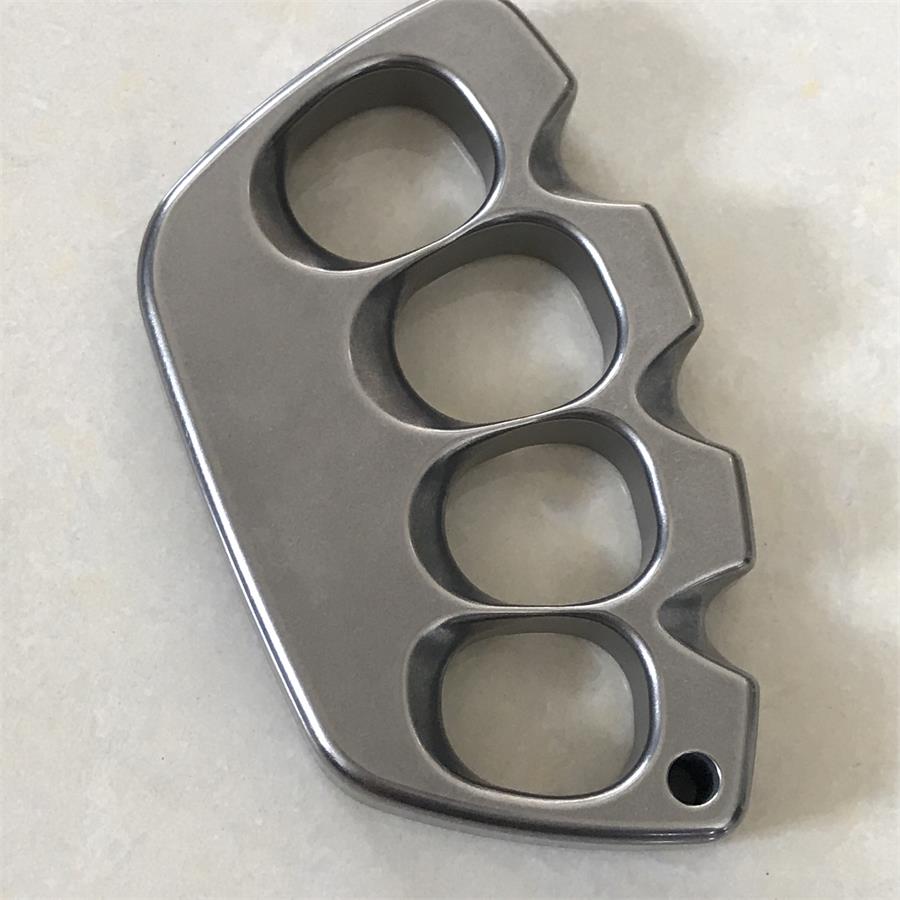 Creative Stonewashed Polished Style Big Hole Titanium Outdoor Tool