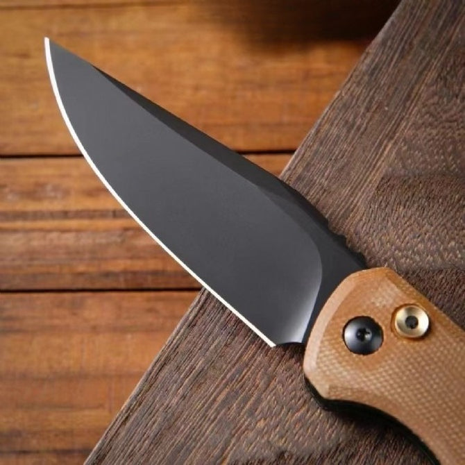 ZT0512 Stylish Brown Handle Outdoor Portable Tool