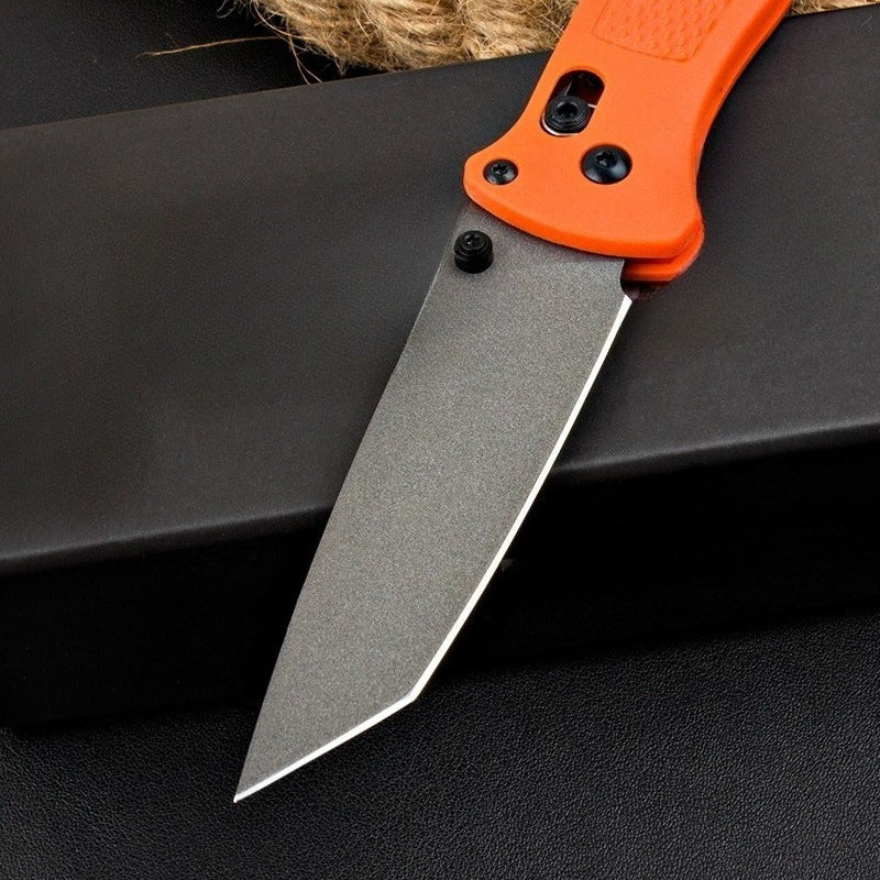 BM537GY Orange Fiberglass Handle Folding Outdoor Tool