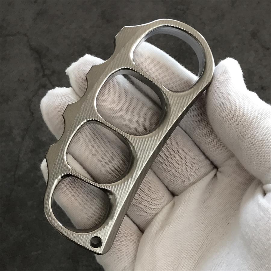 Titanium Pea with Surface Texture Design Light Easy To Carry Outdoor EDC Tool