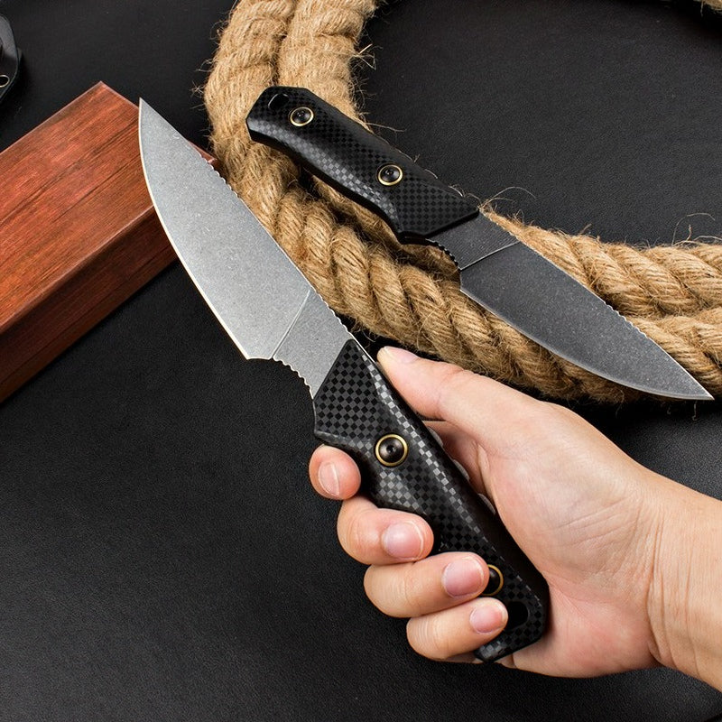 BM15600 Nylon Fiberglass Handle Stonewashed D2 Steel Outdoor EDC Tool