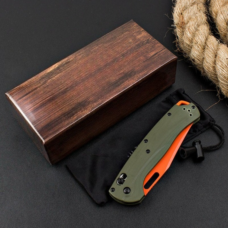 BM15535 Green G10 Handle Outdoor Folding Tool