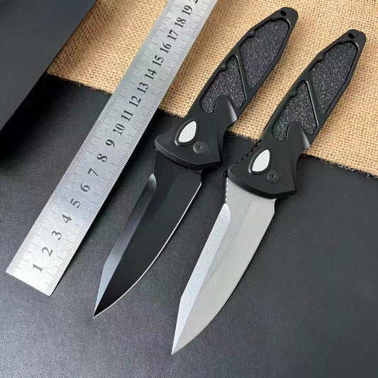 Damascus Steel-clad Aluminum Alloy Handle Outdoor Portable Tool
