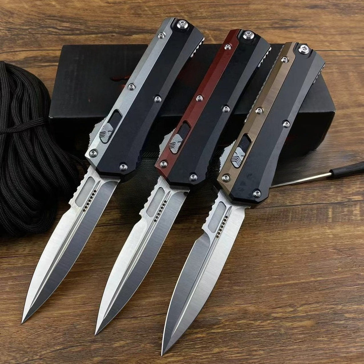 Aluminum Alloy Tricolor D2 58-60HRC Outdoor Portable Tool