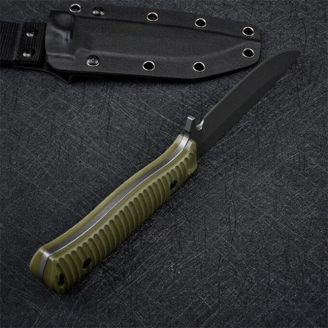 BM539GY Green G10 Handle DC53 Steel Outdoor EDC Tool