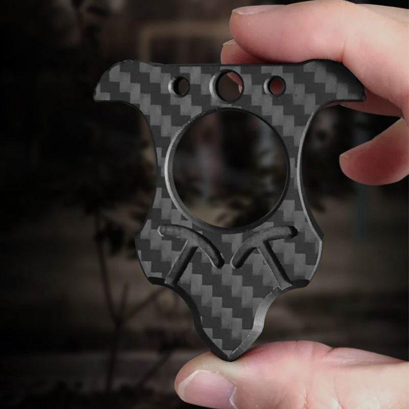 Various Styles of Carbon Fiber Single Finger Keyaccessoryr Backpack Outdoor Tool