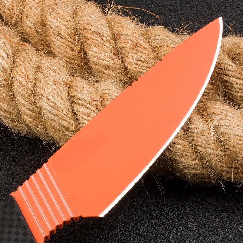 BM15600 Black Nylon Fiberglass Handle D2 Steel Orange Outdoor EDC Tool
