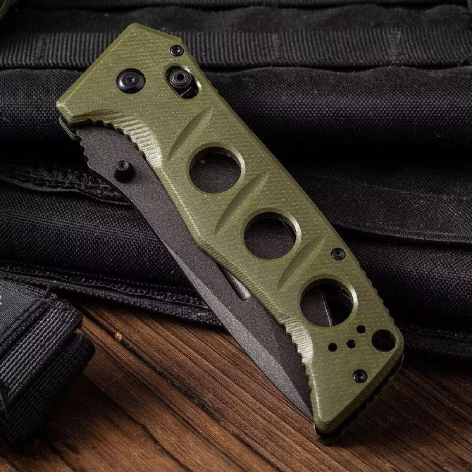 BM275SFE-2 G10 D2 Steel Titanium Coated Outdoor Folding Tool