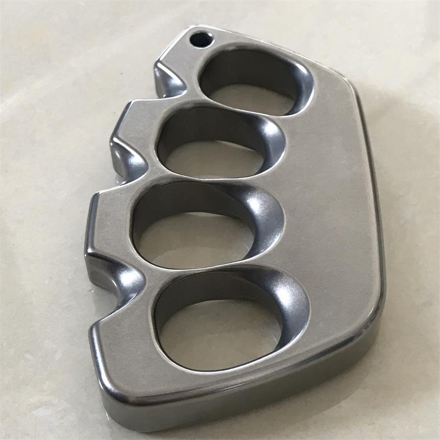 Creative Stonewashed Polished Style Big Hole Titanium Outdoor Tool