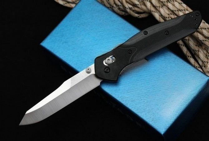BM940 G10 Handle Stonewashed Surface Outdoor Folding Tool