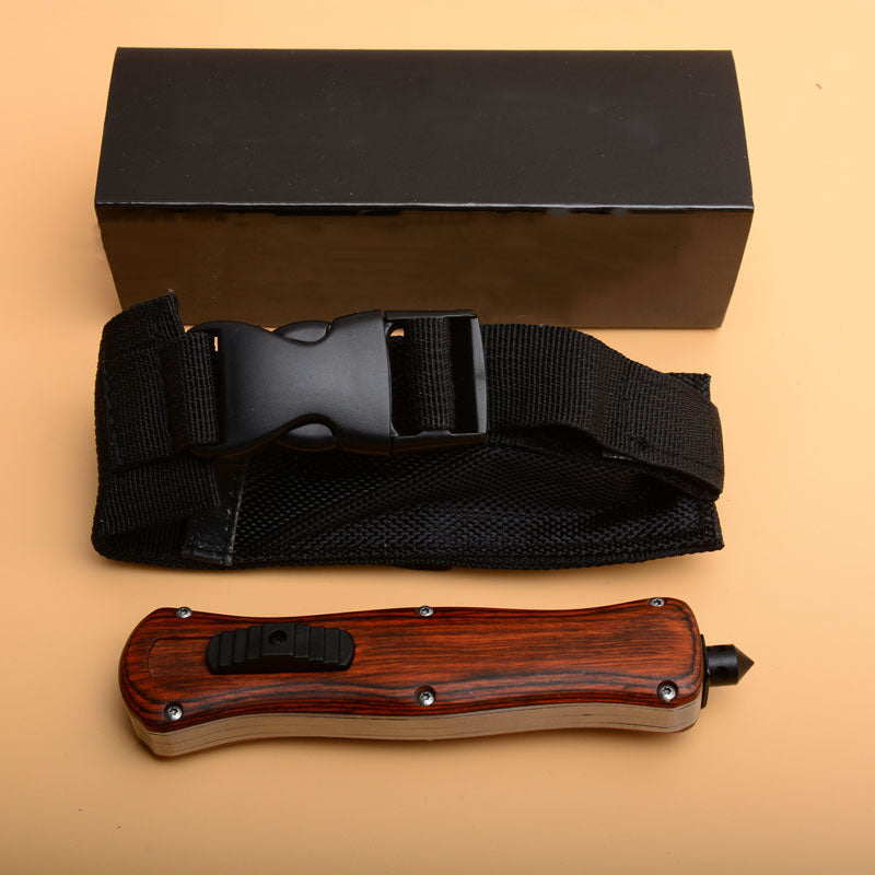 Wood Handle EDC Camping Pocket Tool