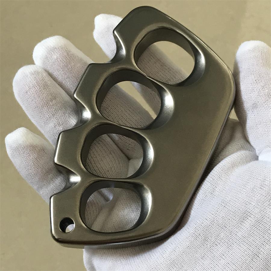 Creative Stonewashed Polished Style Big Hole Titanium Outdoor Tool