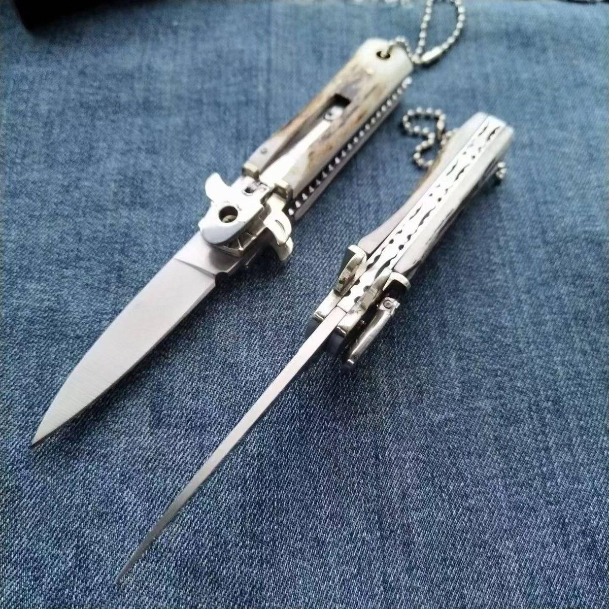 Small Deer Antler Handle D2 Outdoor Portable Tool