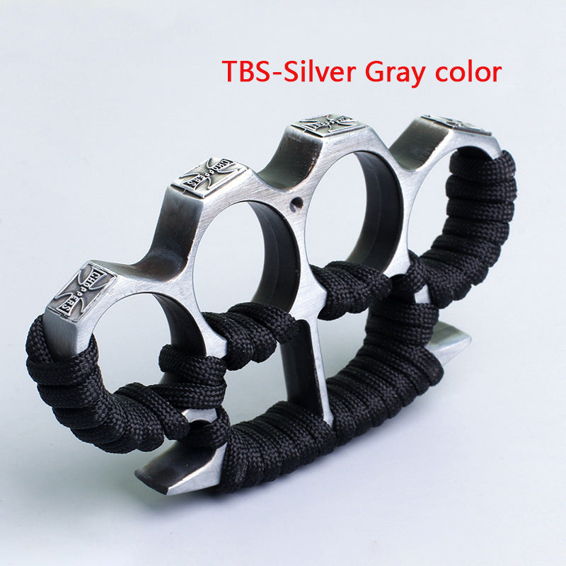 Multicolor With rope Four Finger Outdoor Pocket EDC Tools