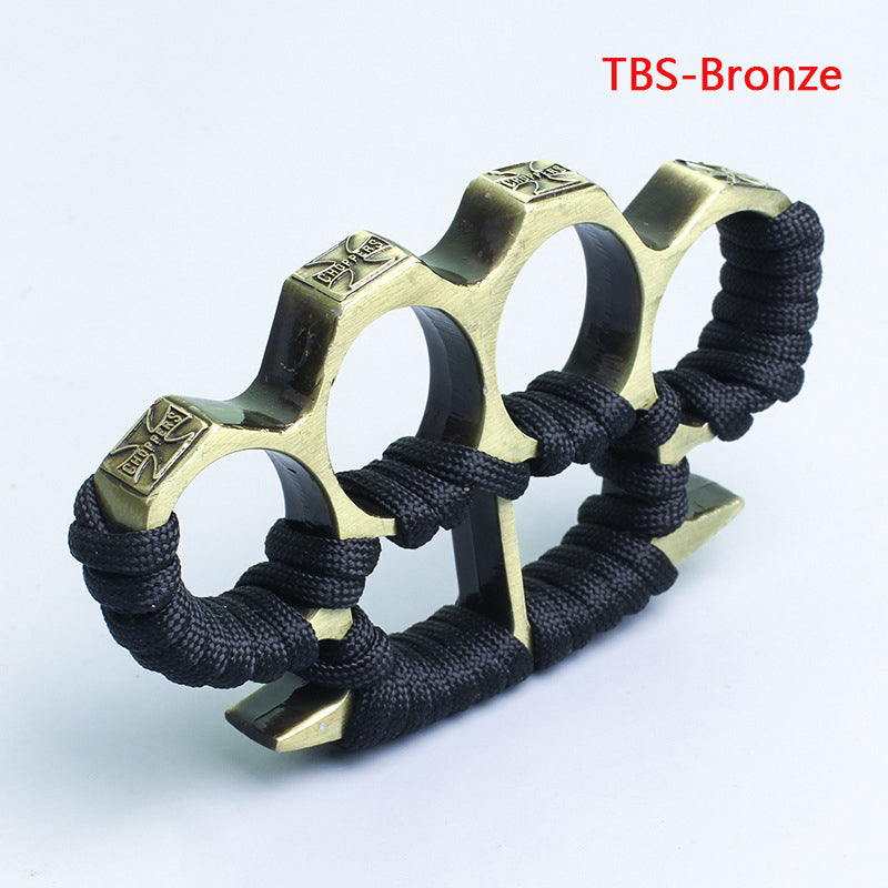 Multicolor With rope Four Finger Outdoor Pocket EDC Tools