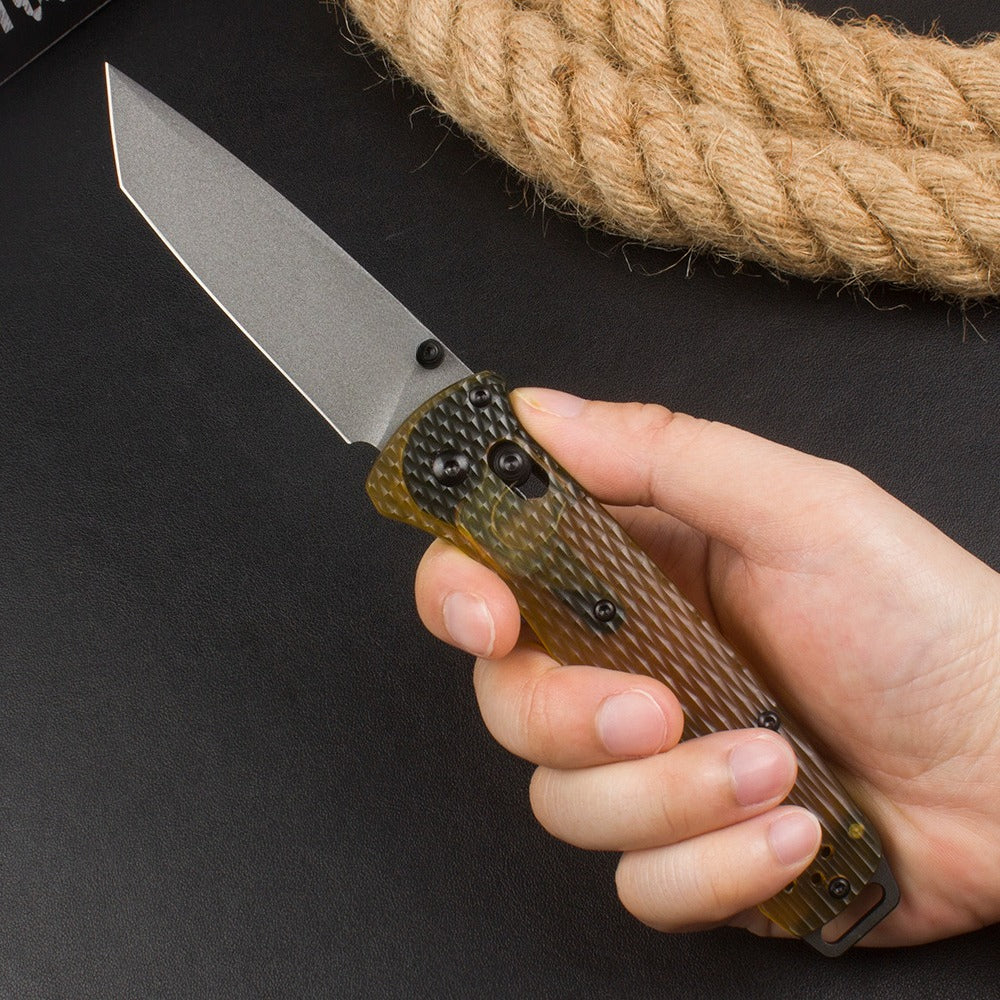 BM537 Transparent PEI Handle Outdoor Portable Folding Tool