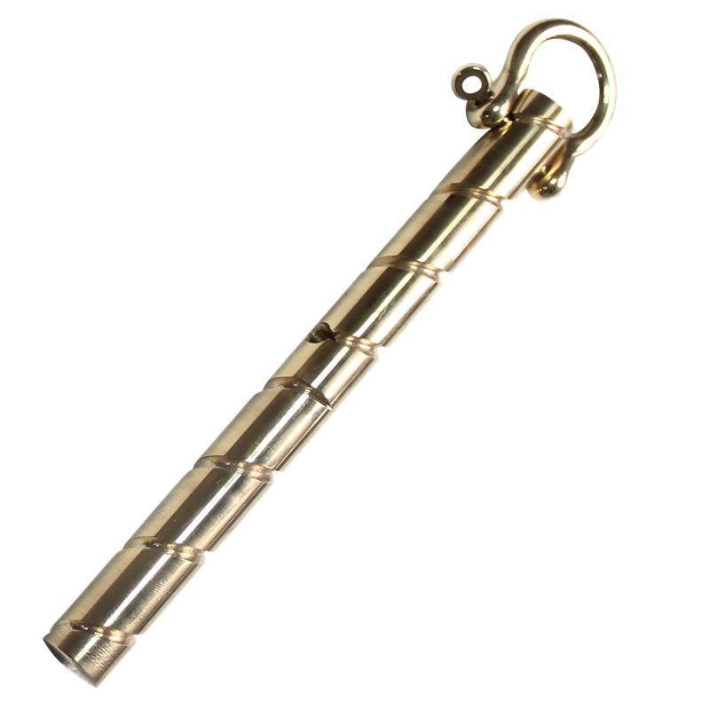 Double-hole Design Brass Horseshoe EDC Tool