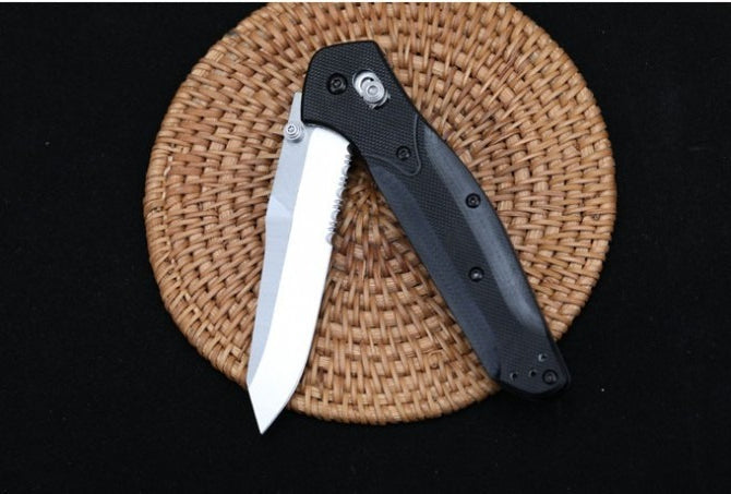 BM940 G10 Handle Stonewashed Surface Outdoor Folding Tool