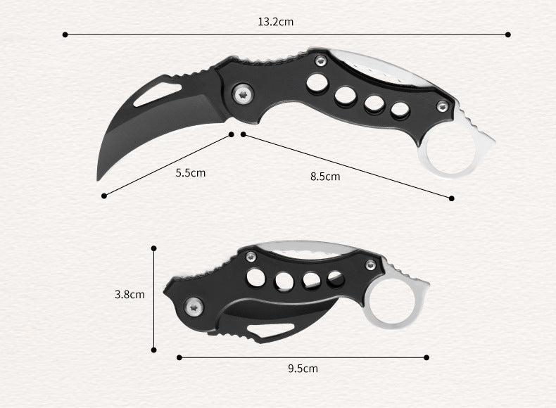 Outdoor Black Bird Portable Folding EDC Tool