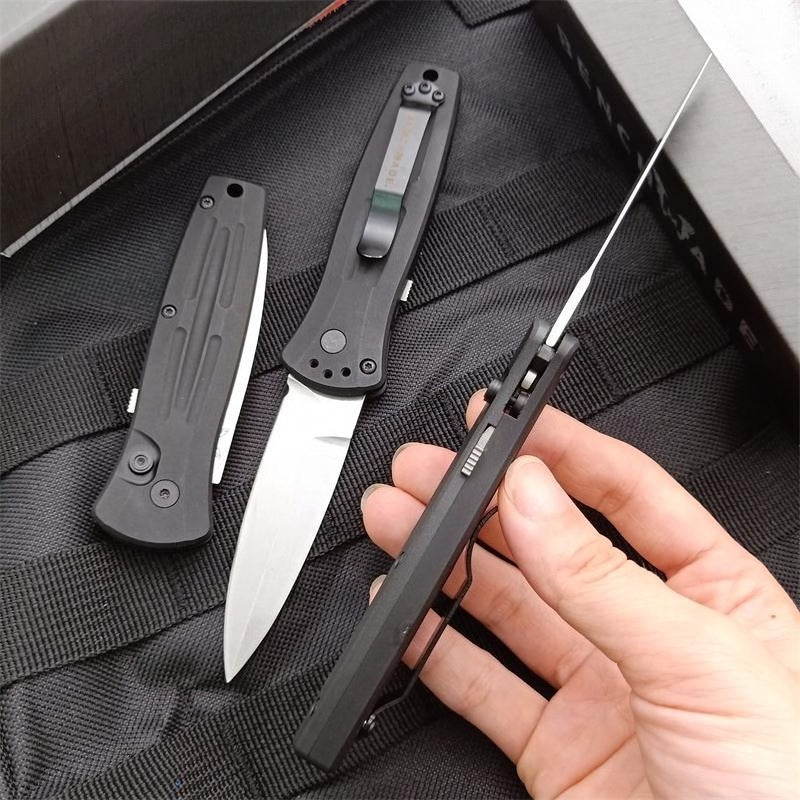 BM3551 Black Stonewashed 154CM Steel Outdoor Folding Tool