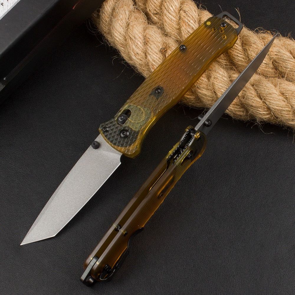 BM537 Transparent PEI Handle Outdoor Portable Folding Tool