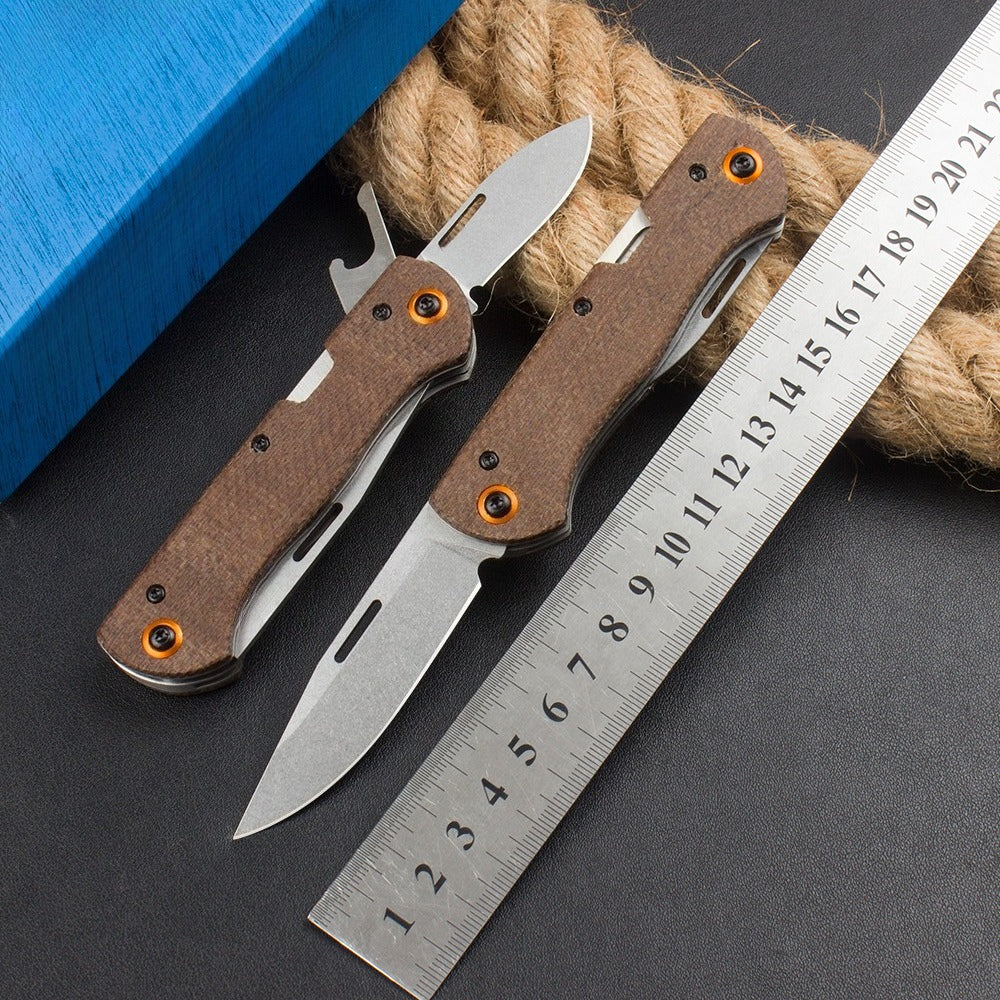 BM317 Portable Brown Linen Multifunctional Outdoor Tool