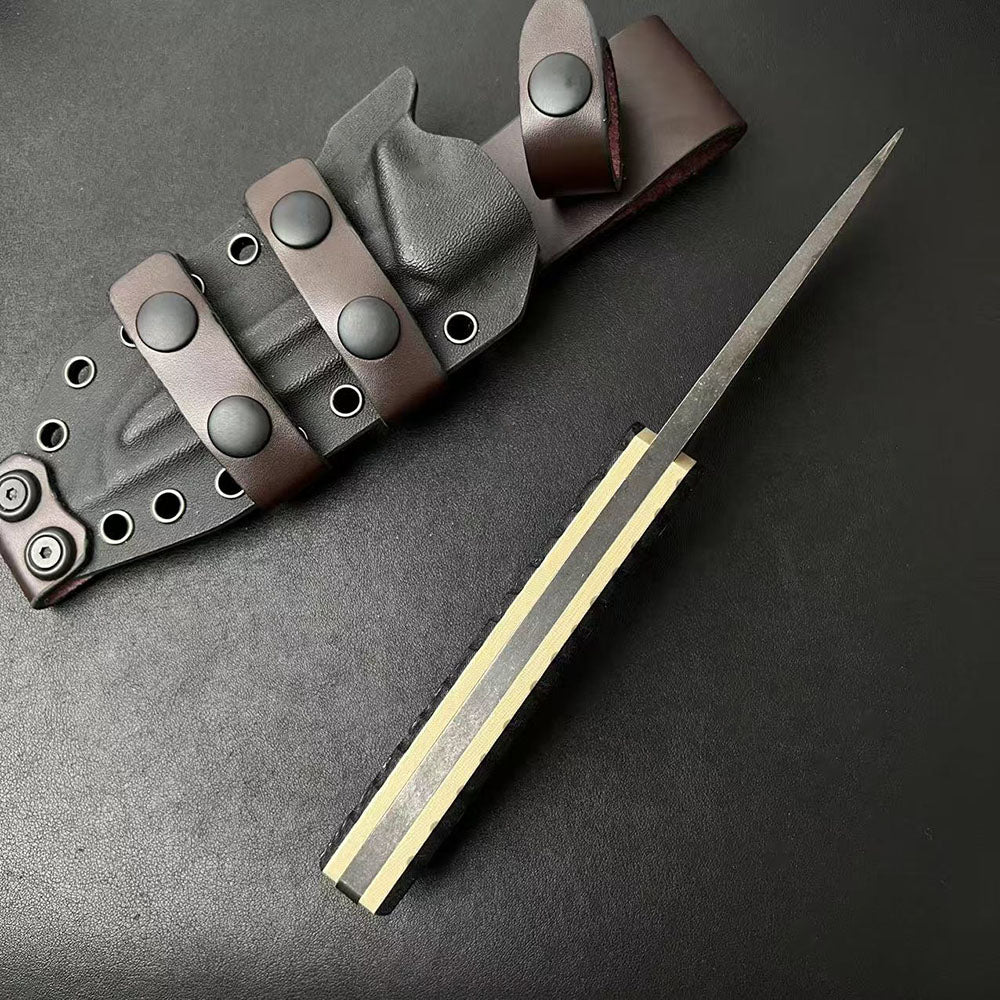 Black Tiger Stripe D2 Outdoor Tool