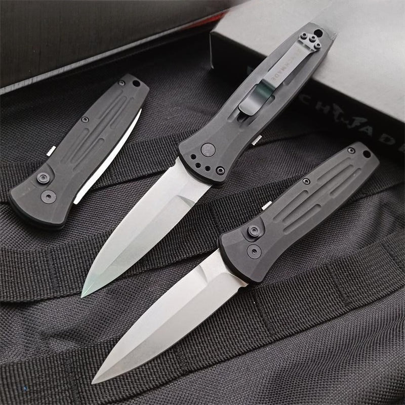 BM3551 Black Stonewashed 154CM Steel Outdoor Folding Tool