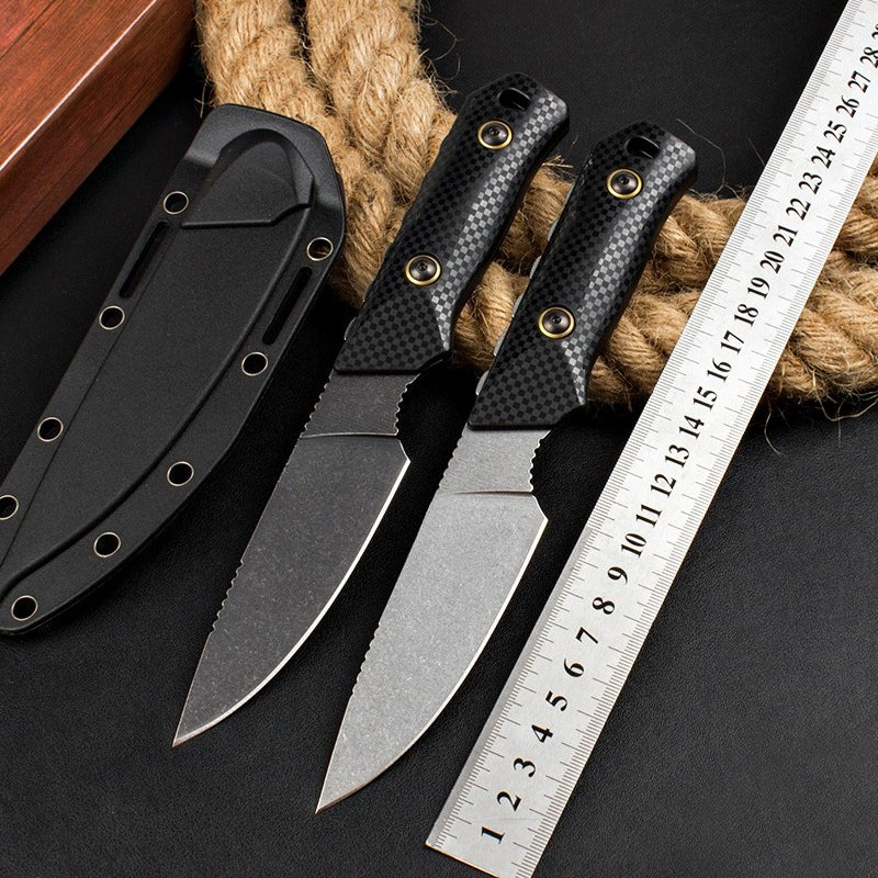 BM15600 Nylon Fiberglass Handle Stonewashed D2 Steel Outdoor EDC Tool