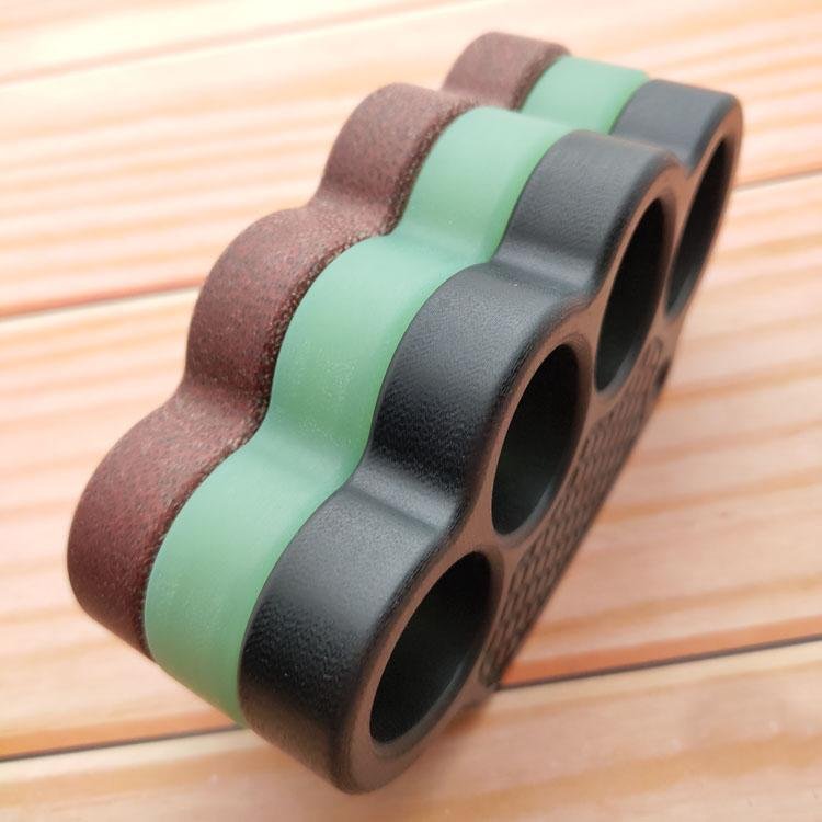 Non-Metal 4-Finger Brass Knuckles Duster Paperweight Self Defense - Tacsafeworld EDC Gadgets - Tacsafeworld EDC Gadgets