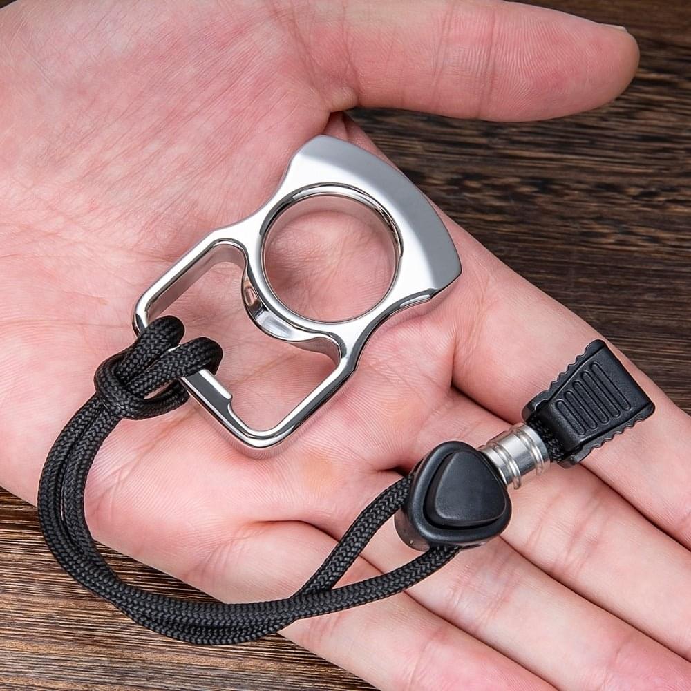 Full 304 Stainless Steel EDC Ring Bottle Opener Multi Tool