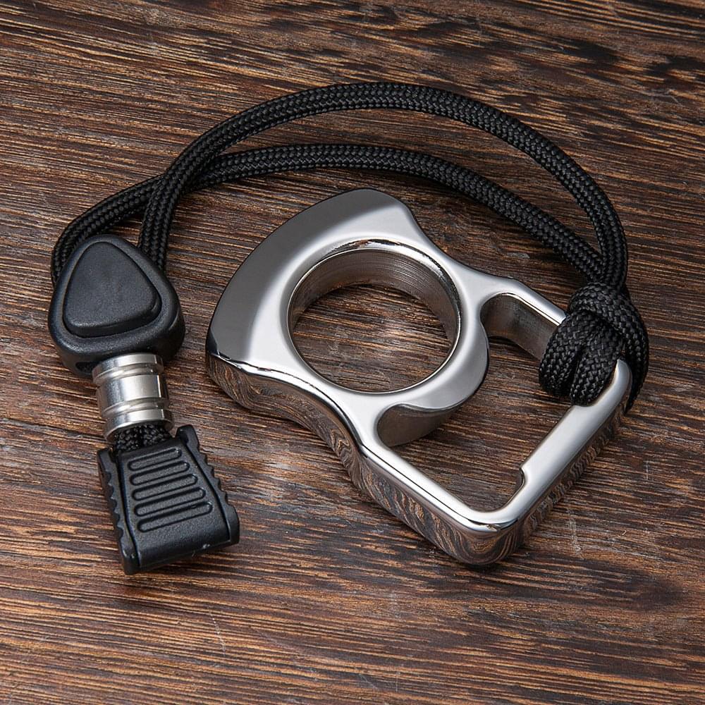 Full 304 Stainless Steel EDC Ring Bottle Opener Multi Tool