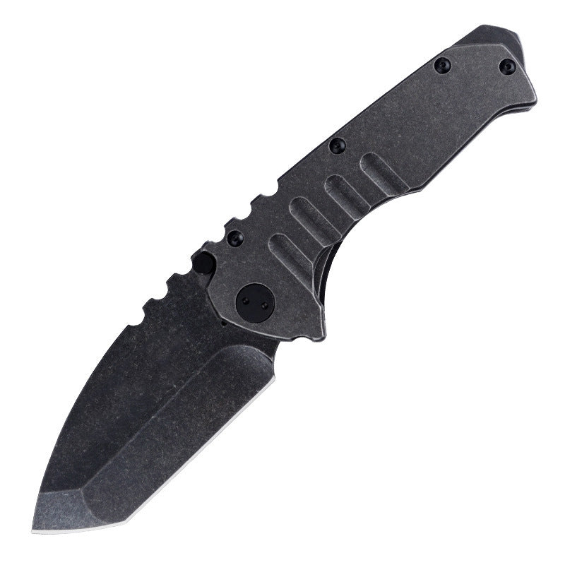 Outdoor Folding 9cr18mov Stonewash Steel G10 Handle Camping Pocket Tool