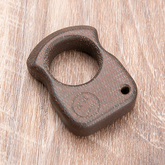 Coarse-Textured Micarta Polymer Brass Knuckles