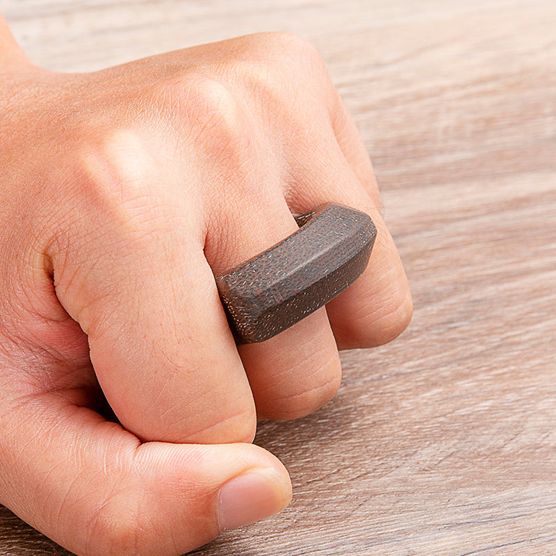Coarse-Textured Micarta Polymer Brass Knuckles