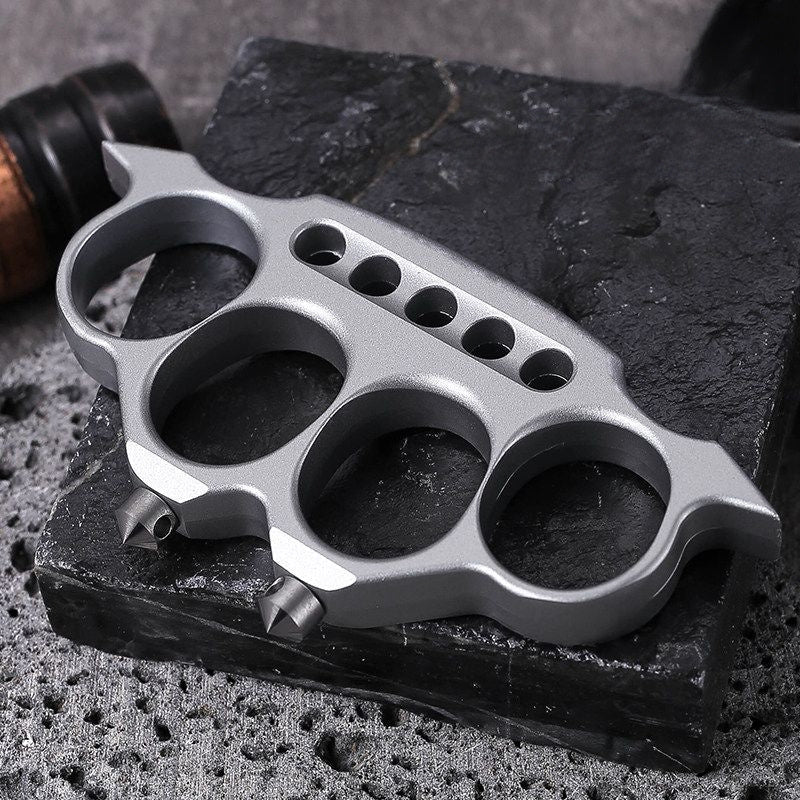 2026 New HX5361 Zinc Alloy Self Defense Brass Knuckles