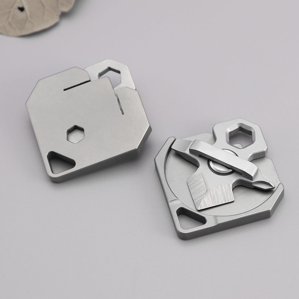 Titanium Alloy Mini Multi-function Keyaccessoryr Backpack EDC Tool