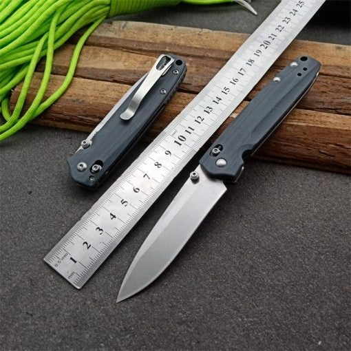 BM485 Blue G10 Handle Outdoor Folding Tool