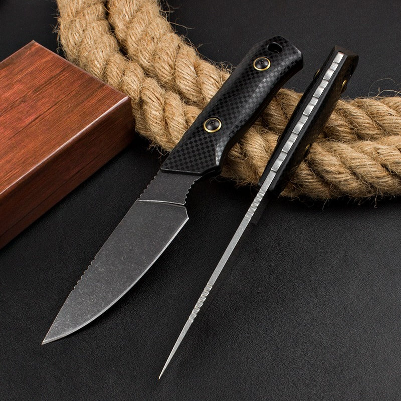 BM15600 Nylon Fiberglass Handle Stonewashed D2 Steel Outdoor EDC Tool