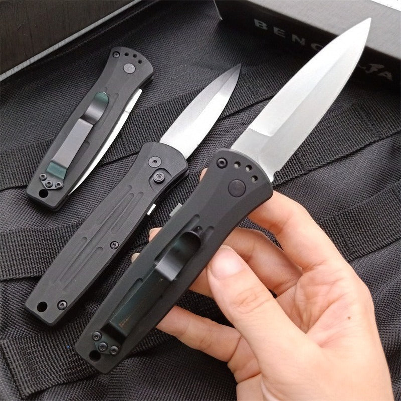 BM3551 Black Stonewashed 154CM Steel Outdoor Folding Tool