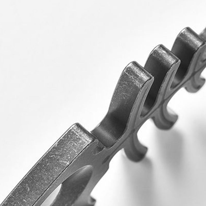 Multifunctional Rope Hole Bottle Opener Titanium EDC Tool Hung on Backpack