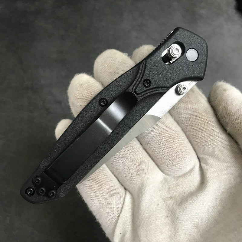 BM940 Black Fiberglass Handle Outdoor Folding Tool