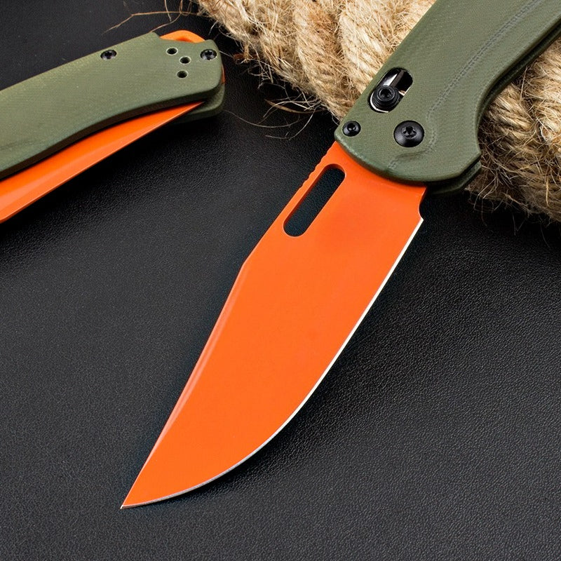 BM15535 Green G10 Handle Outdoor Folding Tool