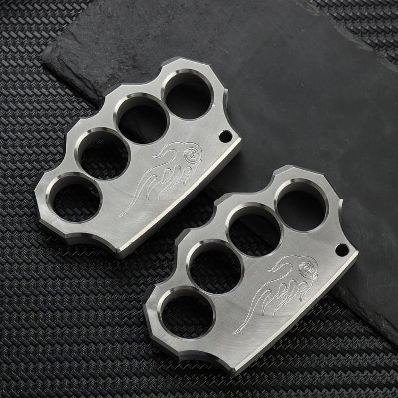 Brass Knuckle Rings Real 304 Stainless Steel - Tacsafeworld EDC Gadgets