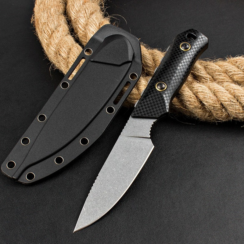 BM15600 Nylon Fiberglass Handle Stonewashed D2 Steel Outdoor EDC Tool